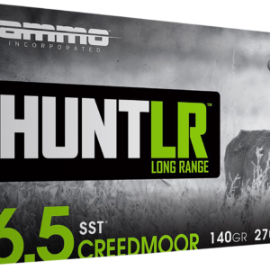 500 Rounds Ammo Inc Signature Rifle Ammunition 65CM140SSTA20, 6.5 Creedmoor, Super Shock Tip, 140 gr, 2750 fps