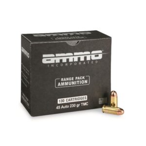 AMMO INC .45 ACP AMMO 230GR TMC 500RD RANGE PACK - 45230TMC-A130