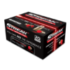 AMMO INC STREAK RED 9MM AMMO 115 GRAIN TMC, 500RDS - 9115TMC-STRK-RED