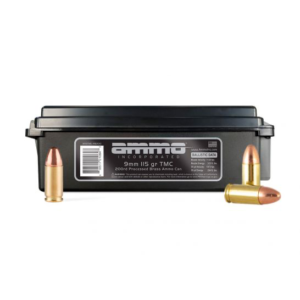 AMMO INC 9MM BULK AMMO REMANUFACTURED 115 GR TMC 500RD