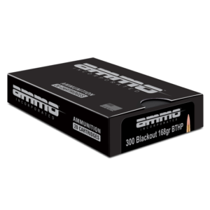 AMMO INC 300 BLACKOUT AMMO 168GR BTHP 500RDS