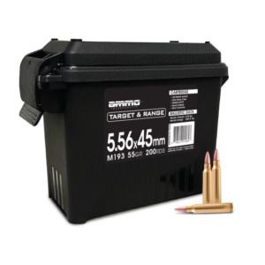 AMMO INC 5.56X45MM M193 55GR 200RD AMMO CAN - 556055M193-TR200